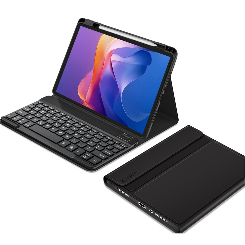 Etui z klawiaturą Tech-Protect SC Pen + Keyboard do Xiaomi Redmi Pad 2, czarne